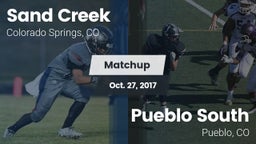 Matchup: Sand Creek High vs. Pueblo South  2017