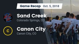 Recap: Sand Creek  vs. Canon City  2018