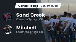 Recap: Sand Creek  vs. Mitchell  2018