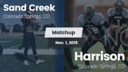 Matchup: Sand Creek High vs. Harrison  2019