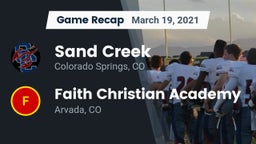 Recap: Sand Creek  vs. Faith Christian Academy 2021
