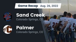 Recap: Sand Creek  vs. Palmer  2022