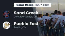 Recap: Sand Creek  vs. Pueblo East  2022