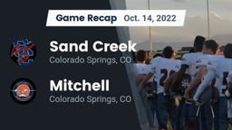 Recap: Sand Creek  vs. Mitchell  2022