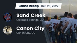 Recap: Sand Creek  vs. Canon City  2022