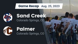 Recap: Sand Creek  vs. Palmer  2023