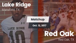 Matchup: Lake Ridge vs. Red Oak  2017