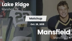Matchup: Lake Ridge vs. Mansfield  2018