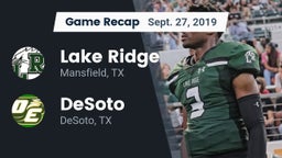 Recap: Lake Ridge  vs. DeSoto  2019