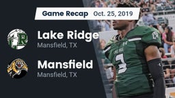 Recap: Lake Ridge  vs. Mansfield  2019