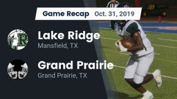 Recap: Lake Ridge  vs. Grand Prairie  2019