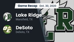 Recap: Lake Ridge  vs. DeSoto  2020