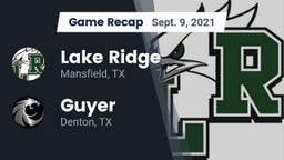 Recap: Lake Ridge  vs. Guyer  2021