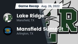 Recap: Lake Ridge  vs. Mansfield Summit  2022
