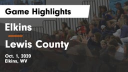 Elkins  vs Lewis County  Game Highlights - Oct. 1, 2020