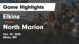 Elkins  vs North Marion  Game Highlights - Oct. 29, 2020