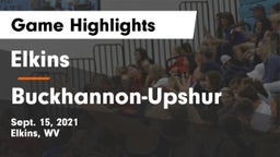 Elkins  vs Buckhannon-Upshur  Game Highlights - Sept. 15, 2021