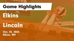 Elkins  vs Lincoln  Game Highlights - Oct. 25, 2023