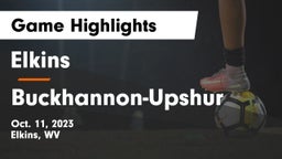 Elkins  vs Buckhannon-Upshur  Game Highlights - Oct. 11, 2023