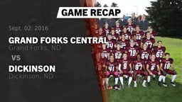 Recap: Grand Forks Central  vs. Dickinson  2016