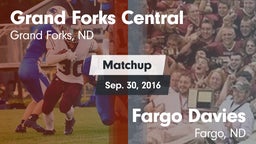 Matchup: Grand Forks Central vs. Fargo Davies  2016