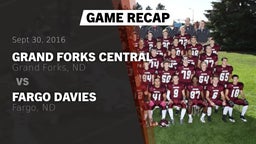 Recap: Grand Forks Central  vs. Fargo Davies  2016