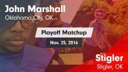 Matchup: John Marshall High vs. Stigler  2016