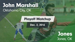 Matchup: John Marshall High vs. Jones  2016