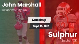 Matchup: John Marshall High vs. Sulphur  2017