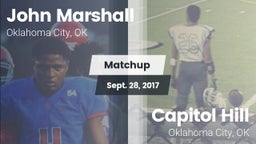 Matchup: John Marshall High vs. Capitol Hill  2017