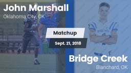 Matchup: John Marshall High vs. Bridge Creek  2018