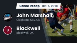 Recap: John Marshall  vs. Blackwell  2018