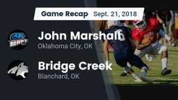 Recap: John Marshall  vs. Bridge Creek  2018