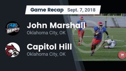 Recap: John Marshall  vs. Capitol Hill  2018