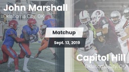 Matchup: John Marshall High vs. Capitol Hill  2019