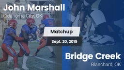 Matchup: John Marshall High vs. Bridge Creek  2019