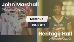 Matchup: John Marshall High vs. Heritage Hall  2019