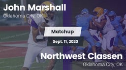 Matchup: John Marshall High vs. Northwest Classen  2020