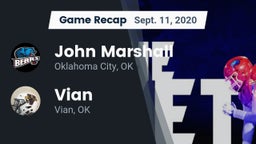 Recap: John Marshall  vs. Vian  2020