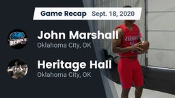 Recap: John Marshall  vs. Heritage Hall  2020