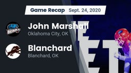 Recap: John Marshall  vs. Blanchard   2020
