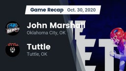 Recap: John Marshall  vs. Tuttle  2020