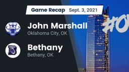 Recap: John Marshall  vs. Bethany  2021