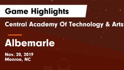 Central Academy Of Technology & Arts vs Albemarle  Game Highlights - Nov. 20, 2019