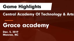 Central Academy Of Technology & Arts vs Grace academy Game Highlights - Dec. 5, 2019