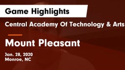 Central Academy Of Technology & Arts vs Mount Pleasant  Game Highlights - Jan. 28, 2020