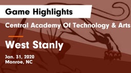 Central Academy Of Technology & Arts vs West Stanly  Game Highlights - Jan. 31, 2020