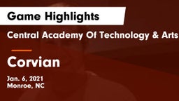 Central Academy Of Technology & Arts vs Corvian Game Highlights - Jan. 6, 2021
