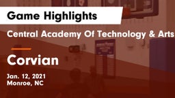 Central Academy Of Technology & Arts vs Corvian Game Highlights - Jan. 12, 2021