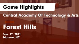 Central Academy Of Technology & Arts vs Forest Hills  Game Highlights - Jan. 22, 2021